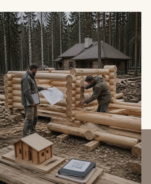 Проектирование и строительство домов из бревна в Черемхове